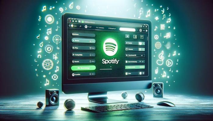 reproductor web de Spotify