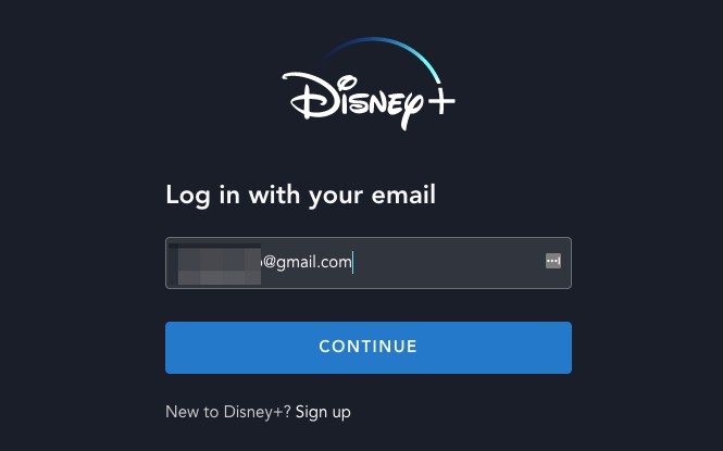 Connexion à Disney plus-1